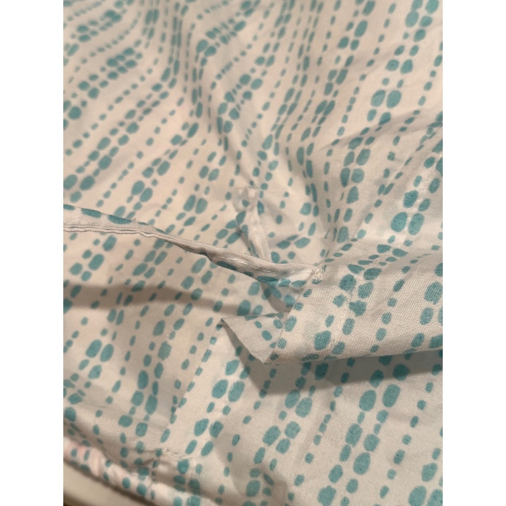 Bealls Coastal Seahorse Starfish Quilted Pillow Shams Set of 2 Pink Teal 22 x 22 - Picture 6 of 9
